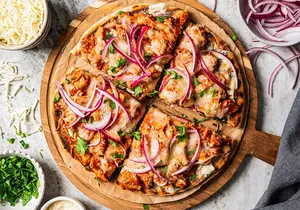 Caribbean Chicken Pizza